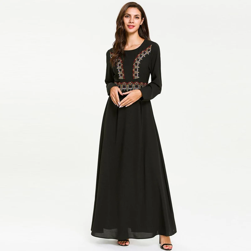 Платье Турецкий Caftan Marocain Elbise Ramadan Qatar Robe Musulmane Longue Femme Vestidos Abaya Дубай исламский