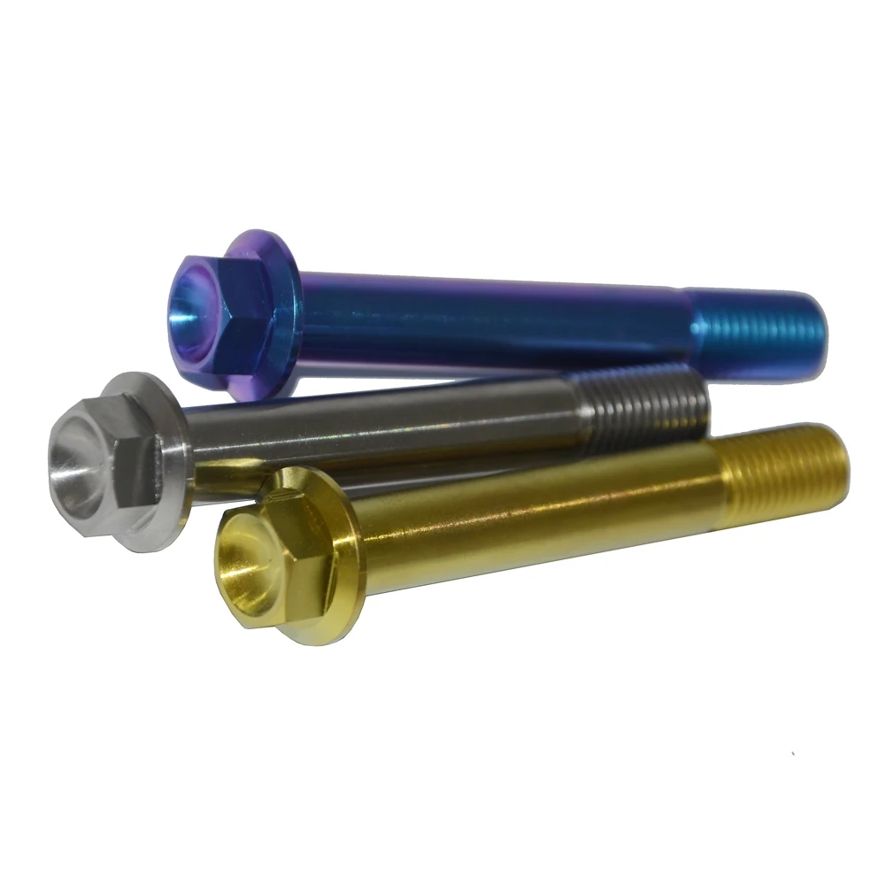 4PCS Grade5 M10 x (1.25mm) x 70mmlong Hex Head Flange Bolt Screw Fastener Titanium
4PCS Grade5 M10 x (1.25mm) x 70mmlong Hex Head Flange Bolt Screw Fastener Titanium
