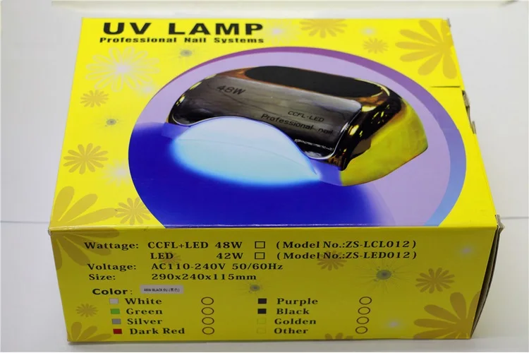 48w led UV lamp for nail Polish Gel fast dry Curing Nail tools with automatic hand sensor EU AU US UK plug 12W CCFL + 36W LED
48w led UV lamp for nail Polish Gel fast dry Curing Nail tools with automatic hand sensor EU AU US UK plug 12W CCFL + 36W LED