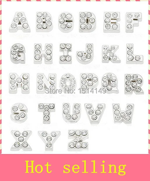 Hot selling 26 A-Z crystal alphabet floating charms living floating memory locket(26 letter per 5pcs=130pcs)
Hot selling 26 A-Z crystal alphabet floating charms living floating memory locket(26 letter per 5pcs=130pcs)