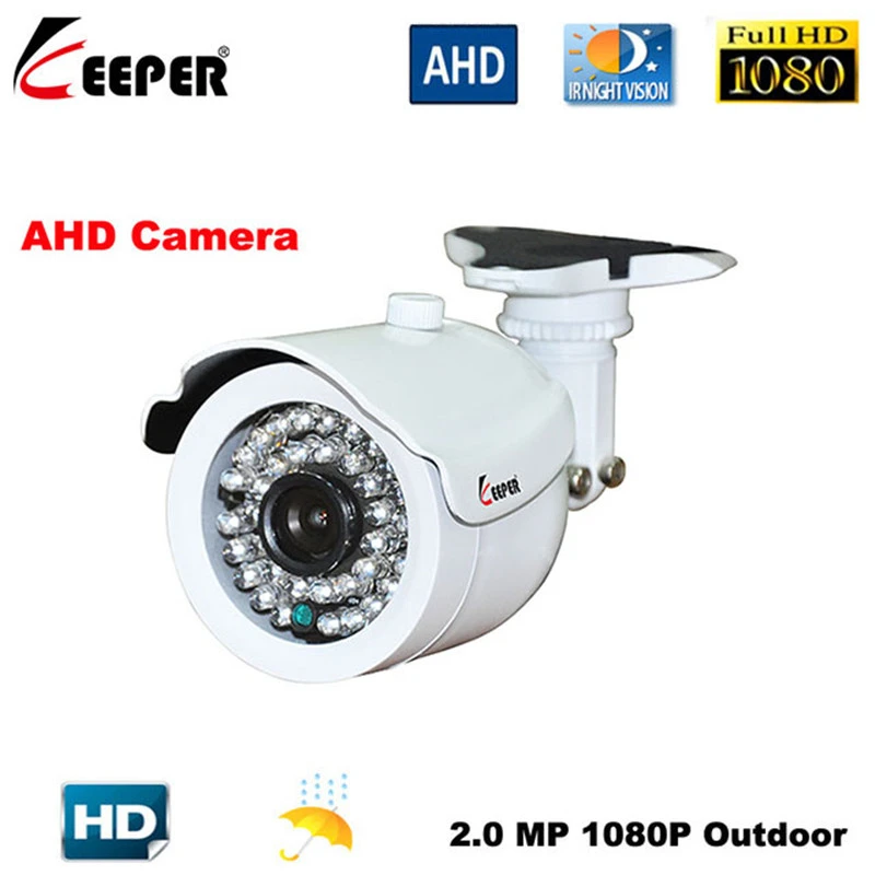 Аналоговая камера Keeper AHD bnc разъем cctv full hd LED 1920*1080P Открытый водонепроницаемый