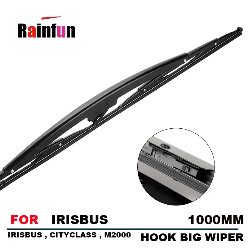 RAINFUN BUS WIPER BLADE FOR IRISBUS , CITYCLASS ,M2000 CITY, 1000mm long big wiper blade, HOOK TYPE
RAINFUN BUS WIPER BLADE FOR IRISBUS , CITYCLASS ,M2000 CITY, 1000mm long big wiper blade, HOOK TYPE