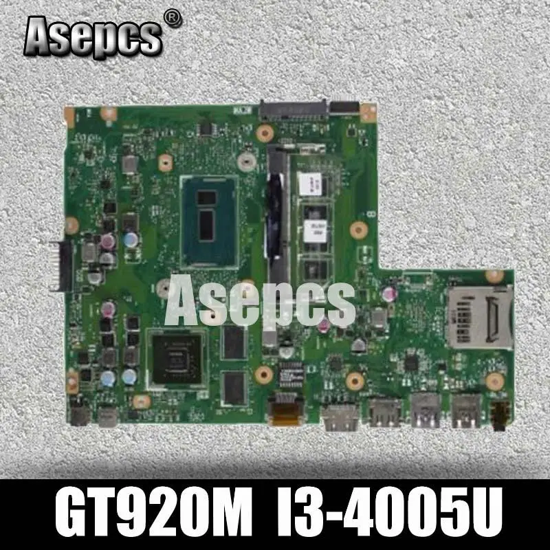 Asepcs X540LJ материнская плата для ноутбука For Asus X540L F540L X540 тест оригинальная 4G RAM I3 4005U