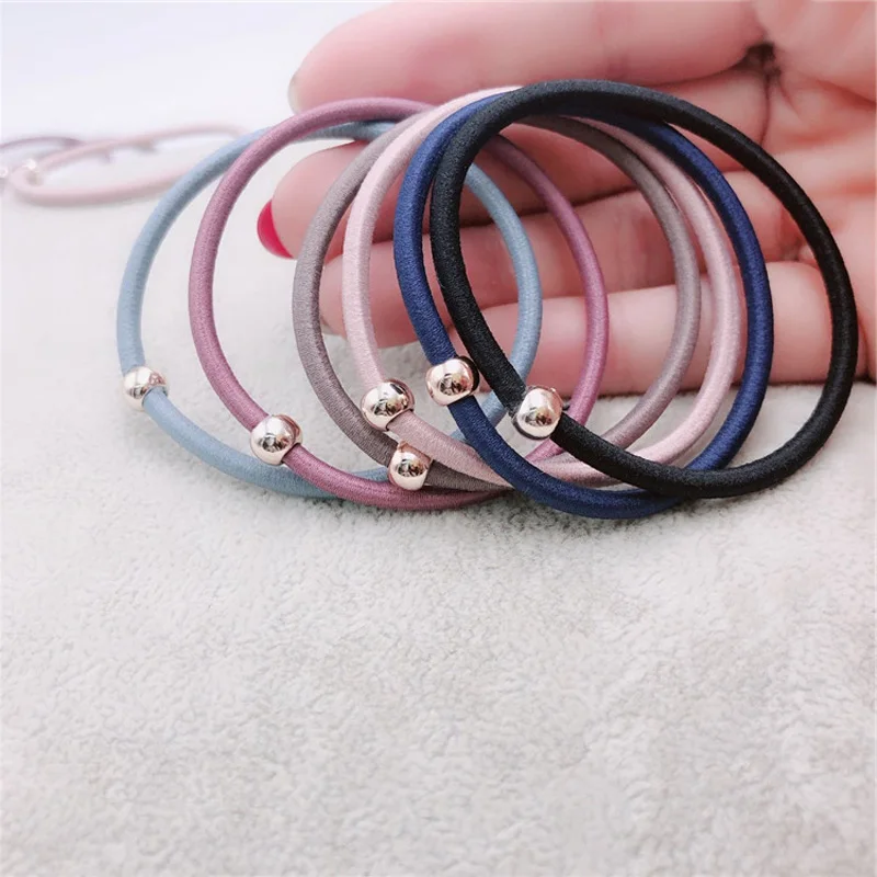 Lot 10Pcs Size 5CM Thin Hair Bands Gold Bead Ponytail Holder Rubber Elastic Accessories Girls Women Tie Gum
Lot 10Pcs Size 5CM Thin Hair Bands Gold Bead Ponytail Holder Rubber Elastic Accessories Girls Women Tie Gum