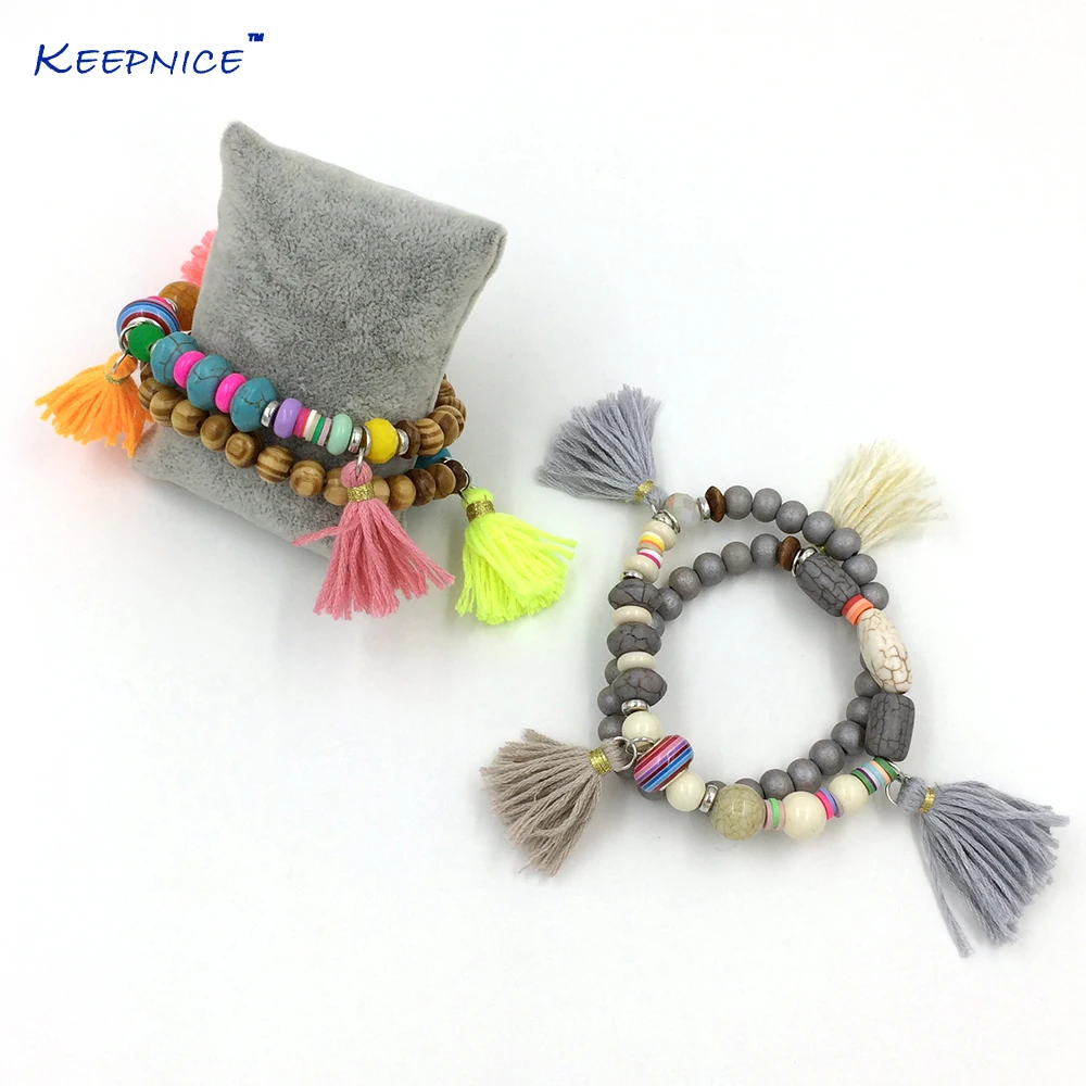 Bohemia Ethnic Friendship Bracelets Colorful Tassel Charms Bracelets Rosary Beaded Bangle Charm Bracelets For Women
Bohemia Ethnic Friendship Bracelets Colorful Tassel Charms Bracelets Rosary Beaded Bangle Charm Bracelets For Women