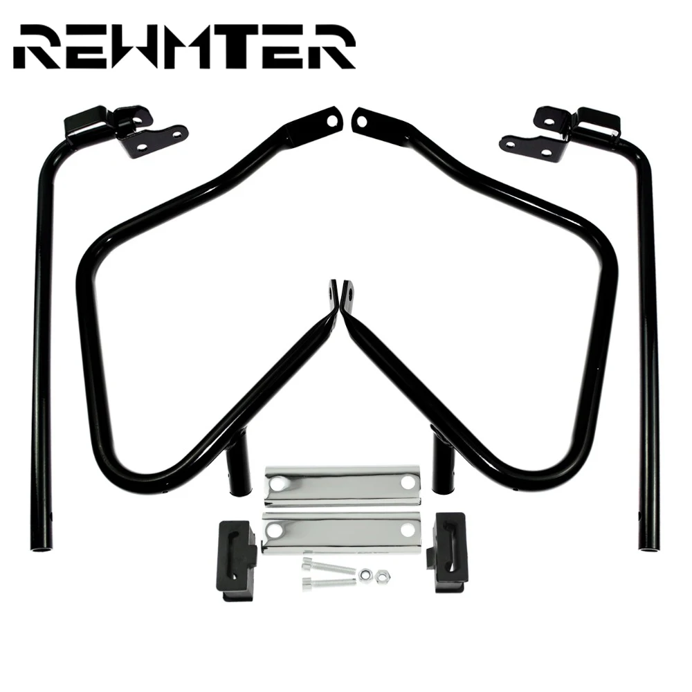 Motorcycle Black/Black&Chrome Side Box Shield Bracket Saddlebag Bracket Guard Set W/ Support Bar For Harley Touring 2014-2020
Motorcycle Black/Black&Chrome Side Box Shield Bracket Saddlebag Bracket Guard Set W/ Support Bar For Harley Touring 2014-2020