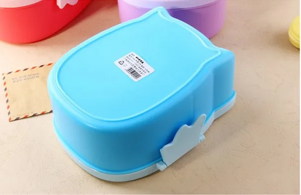 1 шт. ящик для еды Bento детей Kawaii Сова школьный Ланч-бокс микроволновый контейнер