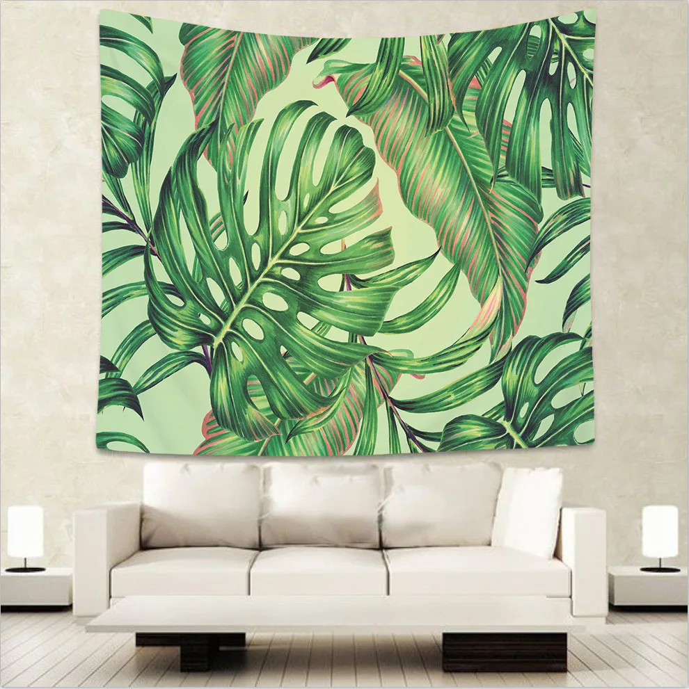 Monstera Tapestry Wall Fabric Mexican Decor Tropical Leaves Bedspread Beach Mat GT9
Monstera Tapestry Wall Fabric Mexican Decor Tropical Leaves Bedspread Beach Mat GT9