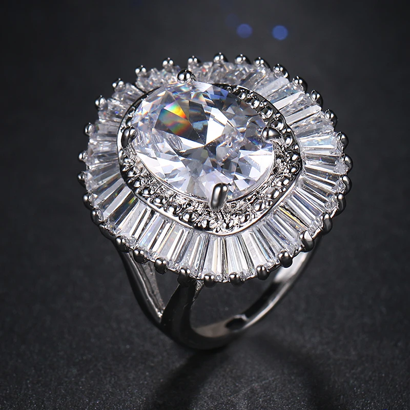 White Gold Color Exquisite Bijoux Fashion Square Wedding & Engagement Ring Made With Sparkling Big Cubic Zirconia Jewelry R-047
White Gold Color Exquisite Bijoux Fashion Square Wedding & Engagement Ring Made With Sparkling Big Cubic Zirconia Jewelry R-047