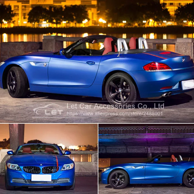 Blue Metallic Matte Chrome Vinyl Wrap Sticker Car Truck Motorcycle Blue Chrome Metallic Wrapping Film
Blue Metallic Matte Chrome Vinyl Wrap Sticker Car Truck Motorcycle Blue Chrome Metallic Wrapping Film