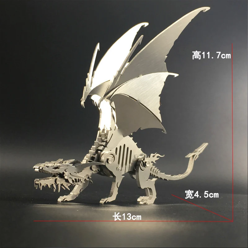 Frost Wyrm Dinosaurs 3D Steel Metal Joint Mobility Miniature Model Kits Puzzle Toys Boy Splicing Hobby Building 
Frost Wyrm Dinosaurs 3D Steel Metal Joint Mobility Miniature Model Kits Puzzle Toys Boy Splicing Hobby Building