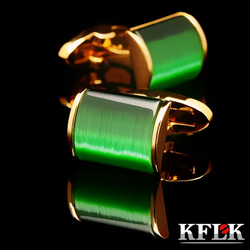 KFLK jewelry 2020 shirt cufflink for mens Brand cuff button wedding Green cuff links High Quality Gold abotoaduras Jewelry
KFLK jewelry 2020 shirt cufflink for mens Brand cuff button wedding Green cuff links High Quality Gold abotoaduras Jewelry