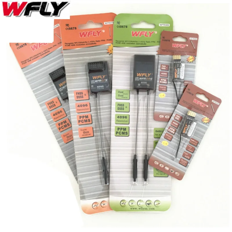 WFLY 2.4G Receiver WFR04S WFR06S WFR07S WFR09S for 4CH 6CH 7CH 9CH Remote Control for RC Model Wholesale
WFLY 2.4G Receiver WFR04S WFR06S WFR07S WFR09S for 4CH 6CH 7CH 9CH Remote Control for RC Model Wholesale
