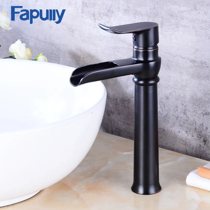Fapully Bathroom Waterfall Faucet Brass Body Oil Rubbed Bronze Tall Faucet Modem Waterfall Basin Mixer Faucet
Fapully Bathroom Waterfall Faucet Brass Body Oil Rubbed Bronze Tall Faucet Modem Waterfall Basin Mixer Faucet