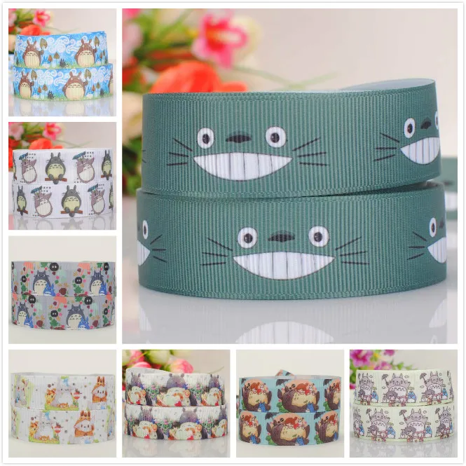 Cartoon Printed grosgrain Ribbon Cute Funny Spirited Away Totoro Cat 22 mm party decoration gift ribbon for bows
Cartoon Printed grosgrain Ribbon Cute Funny Spirited Away Totoro Cat 22 mm party decoration gift ribbon for bows