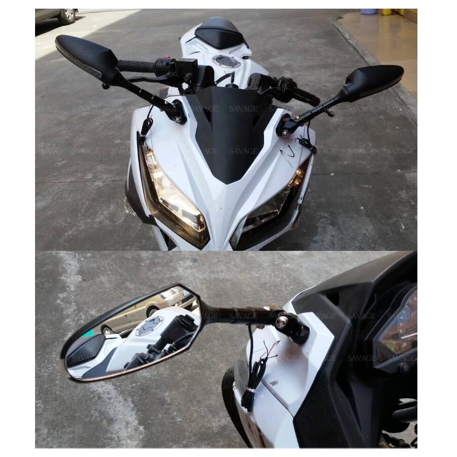 Folding LED Rearview Mirror For KAWASAKI ZX-6R ZX6R NINJA 300 2013-2018 Motorcycle Accessories Rear View Side Mirrors Motos
Folding LED Rearview Mirror For KAWASAKI ZX-6R ZX6R NINJA 300 2013-2018 Motorcycle Accessories Rear View Side Mirrors Motos