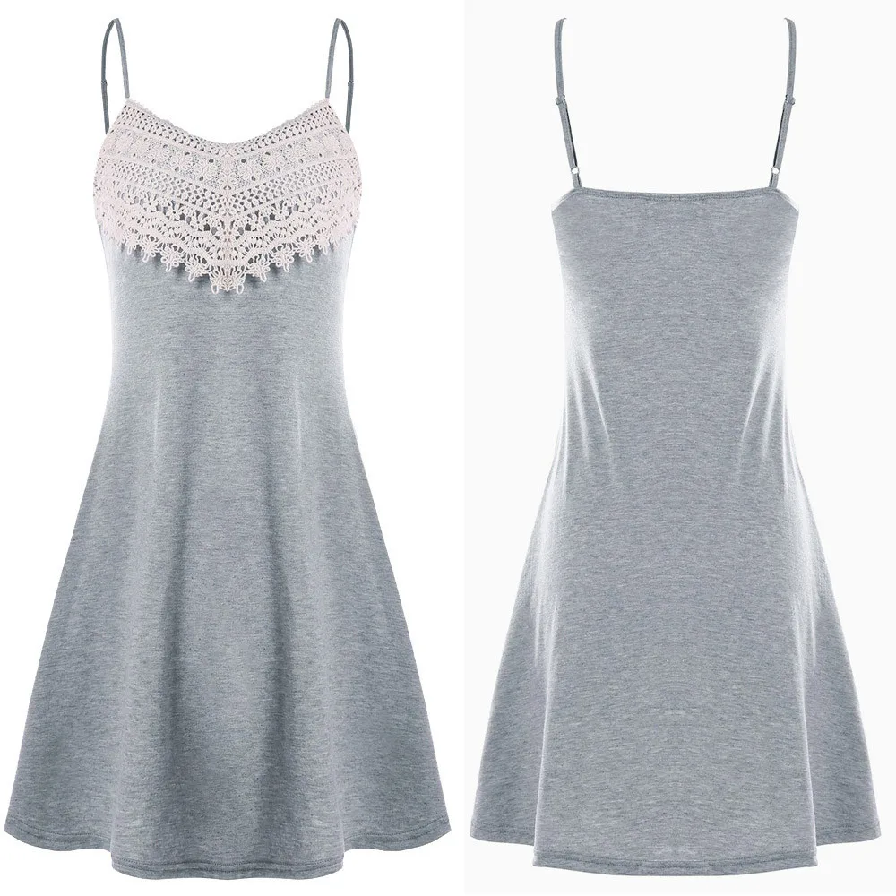 Fashion Womens Crochet Lace soft and comfortable Backless Mini Slip Dress Camisole Sleeveless Dress L50/0125
Fashion Womens Crochet Lace soft and comfortable Backless Mini Slip Dress Camisole Sleeveless Dress L50/0125