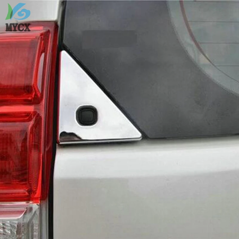 Хром сзади треугольная накладка на окно для toyota Land Cruiser Prado 150 FJ150 LC150 2010 2011 2012