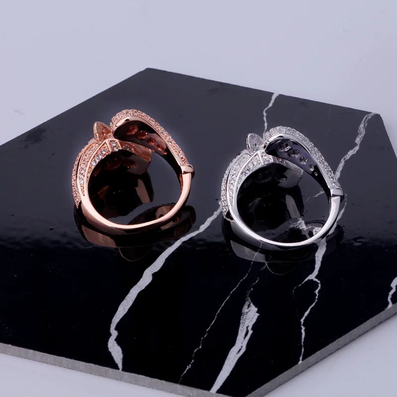 European American Fashion Men Women Micro Zircon Set Mechanical Leopard Ring Tail Personality Couples Wholesale Ring Accessories
European American Fashion Men Women Micro Zircon Set Mechanical Leopard Ring Tail Personality Couples Wholesale Ring Accessories