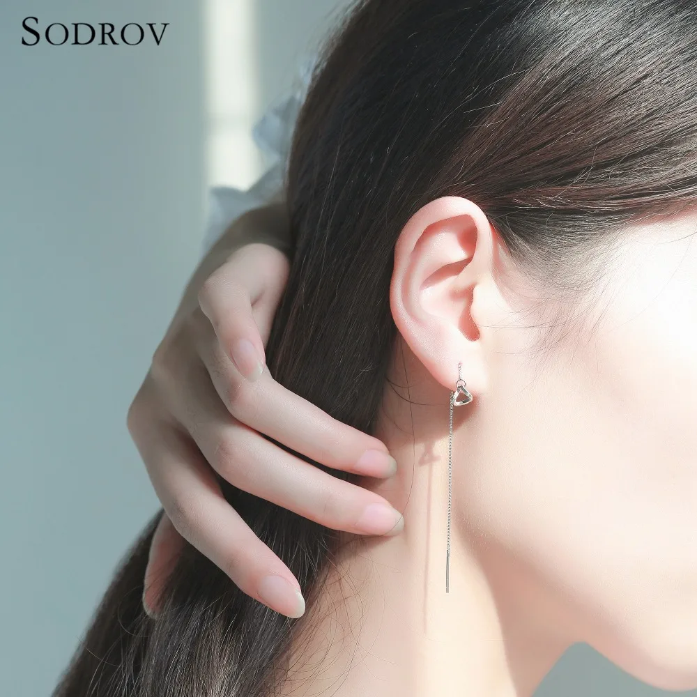 Luxury New Arrival 925 Hot Sterling Silver Long Tassel triangle Drop Earrings for Women Trendy Sterling Silver Jewelry Gift E037
Luxury New Arrival 925 Hot Sterling Silver Long Tassel triangle Drop Earrings for Women Trendy Sterling Silver Jewelry Gift E037