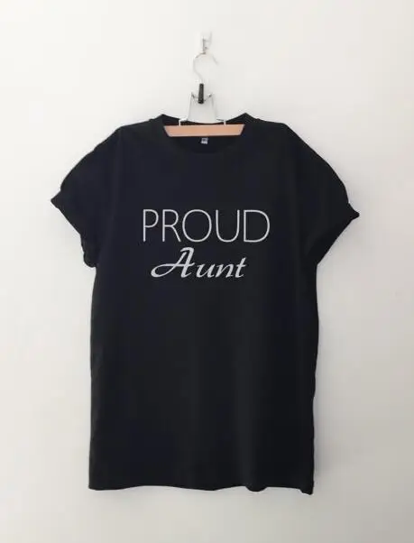 Proud Aunt Gift fot Aunt Funny Tumblr Saying Shirt women summer Cotton T-Shirt Casual style tops Short Sleeve tee top Camisetas
Proud Aunt Gift fot Aunt Funny Tumblr Saying Shirt women summer Cotton T-Shirt Casual style tops Short Sleeve tee top Camisetas