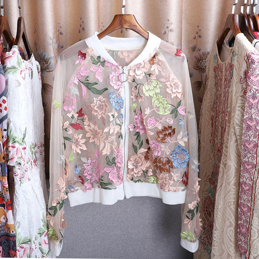 Wholesale Runway Short Jacket Women 2020 Spring Autumn Long Sleeve Black 3D Flower Embroidery Fashion Design Luxury Top
Wholesale Runway Short Jacket Women 2020 Spring Autumn Long Sleeve Black 3D Flower Embroidery Fashion Design Luxury Top