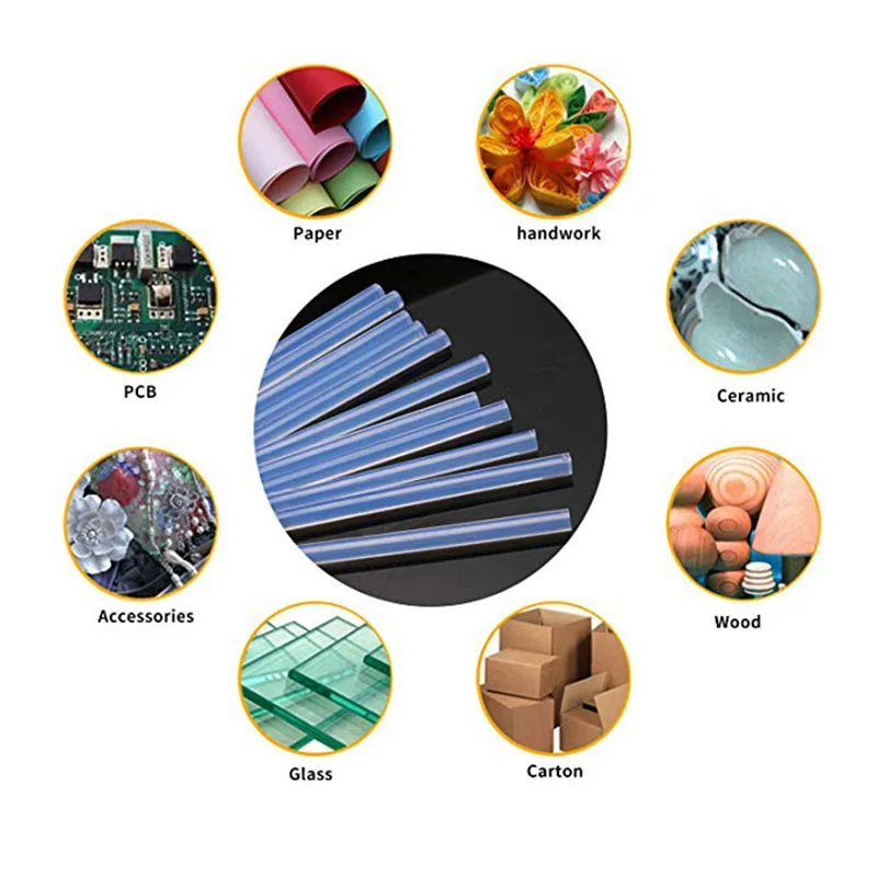 Mini hot melt glue sticks 10-20pcs Transparent glue stick for small hot glue guns Long 100mm diameter 7mm
Mini hot melt glue sticks 10-20pcs Transparent glue stick for small hot glue guns Long 100mm diameter 7mm