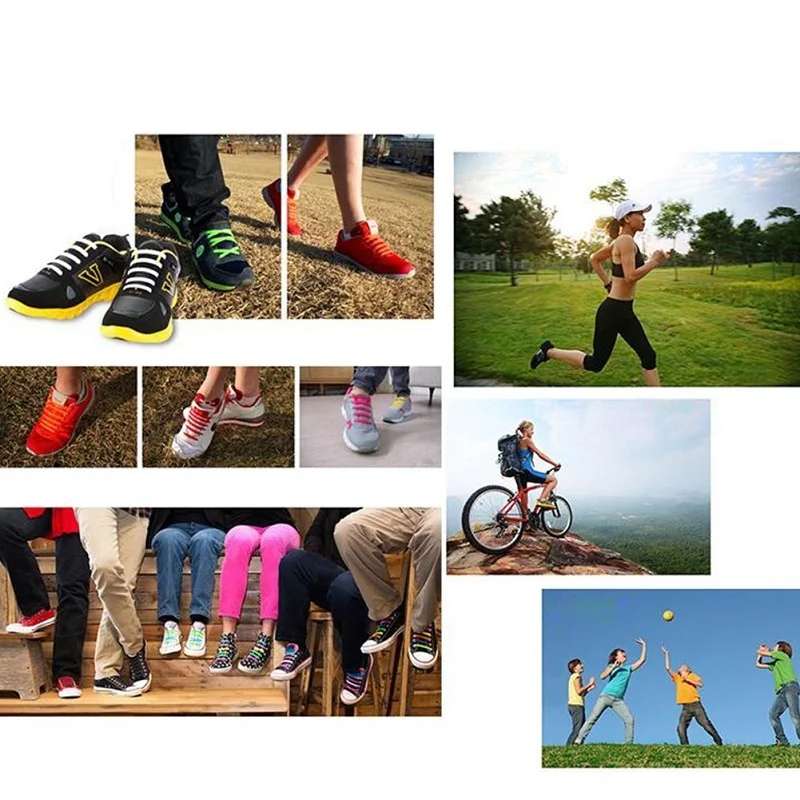 12pcs/pack Free Shipping Rubber Silicone Shoelaces No Tie Utility Elastic Shoestrings For All Sneakers Shoes Gifts
12pcs/pack Free Shipping Rubber Silicone Shoelaces No Tie Utility Elastic Shoestrings For All Sneakers Shoes Gifts