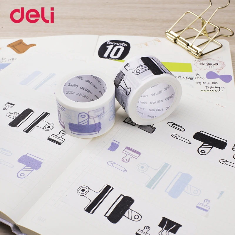 Deli 30mm*7m Cute japanese Masking Washi Tapes Decorative Adhesive Tape DIY Scrapbooking Sticker Label school Stationery
Deli 30mm*7m Cute japanese Masking Washi Tapes Decorative Adhesive Tape DIY Scrapbooking Sticker Label school Stationery