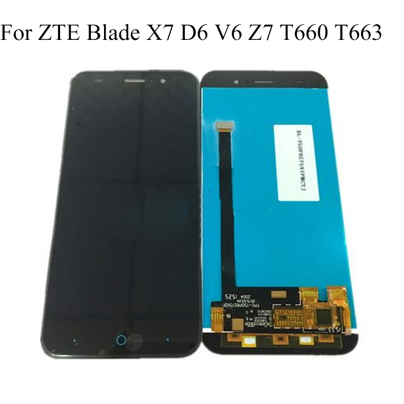 ЖК-дисплей в сборе для смартфонов ZTE Blade X7, D6, V6, Z7, T660, T663, 100% оригинальный
ЖК-дисплей в сборе для смартфонов ZTE Blade X7, D6, V6, Z7, T660, T663, 100% оригинальный