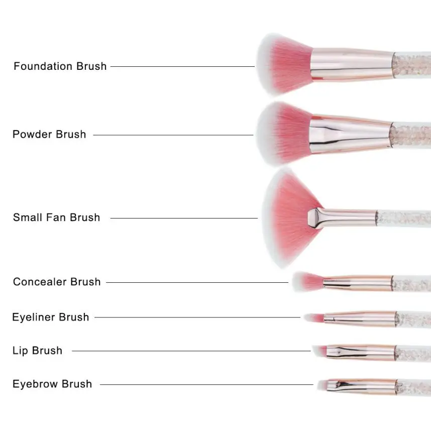 7 pcs Makeup Brushes sets foundation Plastic handle makeup brushes kits pro brushes maquiagem Dropship Mar 12
7 pcs Makeup Brushes sets foundation Plastic handle makeup brushes kits pro brushes maquiagem Dropship Mar 12