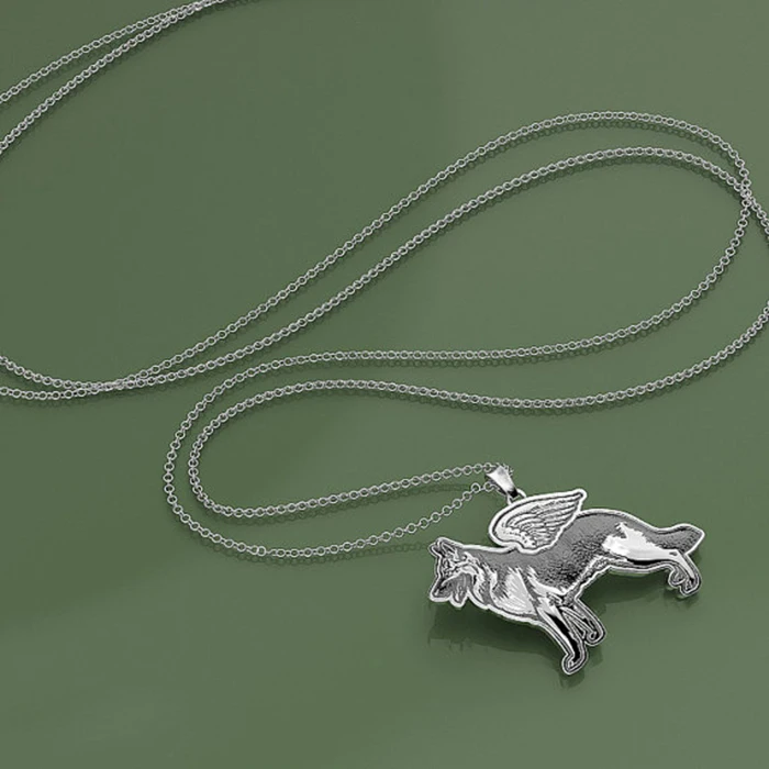 Daisies New Pendant Necklace Handmade German Shepherd Angel Necklace For Women Jewelry Animal Dog Necklaces Collier 10pcs/lot
Daisies New Pendant Necklace Handmade German Shepherd Angel Necklace For Women Jewelry Animal Dog Necklaces Collier 10pcs/lot