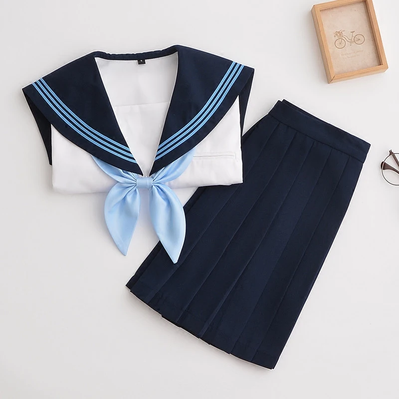 School Uniform Set Student Uniforms Cosplay Japanese/Korean Tie Sailor Suit Sets School Uniform Girl Women Long Sleeve
School Uniform Set Student Uniforms Cosplay Japanese/Korean Tie Sailor Suit Sets School Uniform Girl Women Long Sleeve