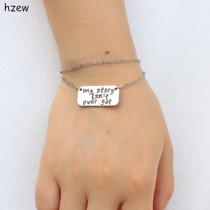 hzew my storymy story isn't over yet Bracelet women fashion jewelry bracelets gift for friend mom
hzew my storymy story isn't over yet Bracelet women fashion jewelry bracelets gift for friend mom