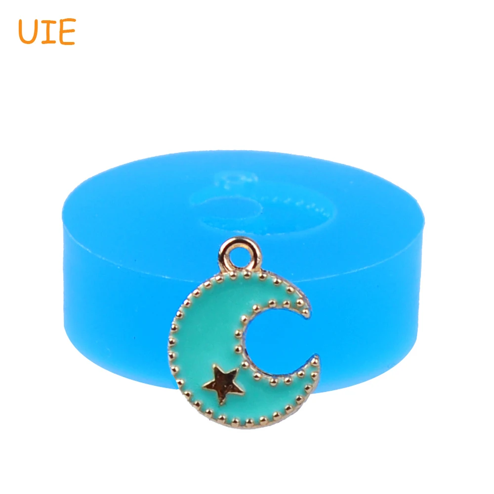 PYL657U 15.7mm Moon with Star Pendant Silicone Mold - Crescent Mold Fondant, Sugarcraft, Resin Jewelry Making, Candy, Chocolate
PYL657U 15.7mm Moon with Star Pendant Silicone Mold - Crescent Mold Fondant, Sugarcraft, Resin Jewelry Making, Candy, Chocolate