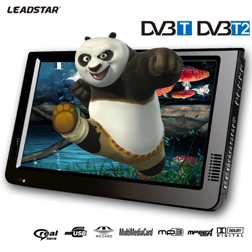 LEADSTAR 10.2"LCD DVB-T/T2 Digital/Analog Portable AC3 TV MP3 MP4 Player Support TF/USB/AV Port Can Be As Car Digital Television
LEADSTAR 10.2"LCD DVB-T/T2 Digital/Analog Portable AC3 TV MP3 MP4 Player Support TF/USB/AV Port Can Be As Car Digital Television