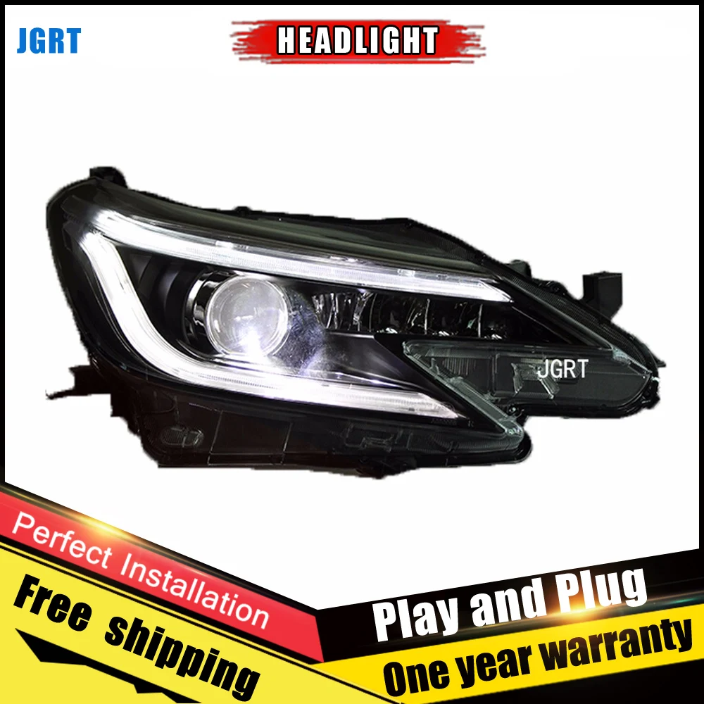 2PCS Car Style LED headlights for Toyota Reiz 2013-2014 for Reiz head lamp LED DRL Lens Double Beam H7 HID Xenon bi xenon lens
2PCS Car Style LED headlights for Toyota Reiz 2013-2014 for Reiz head lamp LED DRL Lens Double Beam H7 HID Xenon bi xenon lens