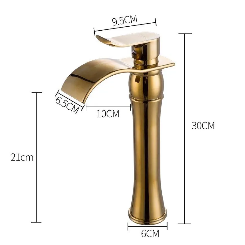 Basin Faucet Brass Sink Mixer Tap Bathroom Hot & Cold Waterfall Faucet Single Handle Water Crane Lavatory Tap Gold/Chrome/Nickel
Basin Faucet Brass Sink Mixer Tap Bathroom Hot & Cold Waterfall Faucet Single Handle Water Crane Lavatory Tap Gold/Chrome/Nickel
