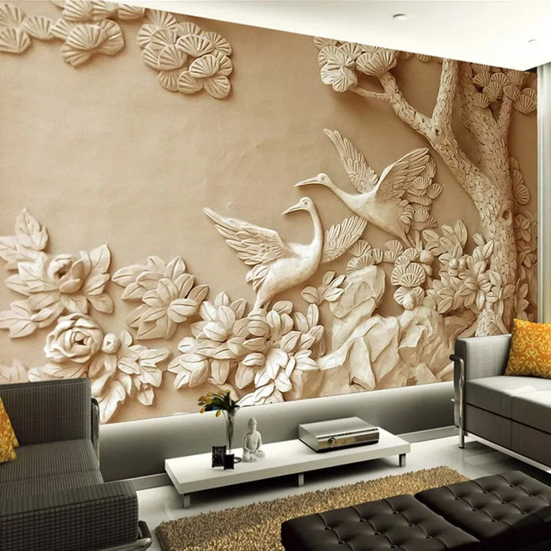 3D Wallpaper Modern Stereo Relief Tree Birds Photo Wall Murals Living Room TV Sofa Study Home Decor Wall Cloth Papel De Parede
3D Wallpaper Modern Stereo Relief Tree Birds Photo Wall Murals Living Room TV Sofa Study Home Decor Wall Cloth Papel De Parede