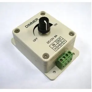 LNHF PWM Dimming Controller for LED Lights,Ribbon, Strip,12 - 24 Volt(12V - 24V)8 Amp
LNHF PWM Dimming Controller for LED Lights,Ribbon, Strip,12 - 24 Volt(12V - 24V)8 Amp