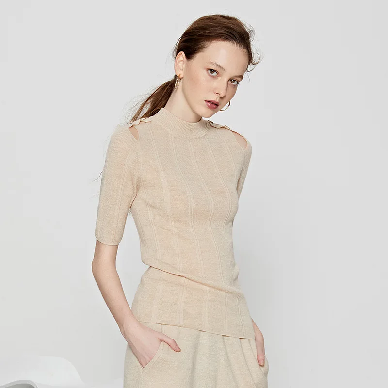 2019 Autumn new arrival o-neck rendering knitting unlined upper sweater woman for autumn 8143
2019 Autumn new arrival o-neck rendering knitting unlined upper sweater woman for autumn 8143