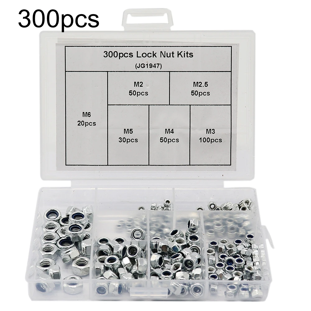 300pcs m2 m2.5 m3 m4 m5 m6 Carbon Steel Nylon Insert Hex Lock Nut Hexagon Self Locking Lock Nut
300pcs m2 m2.5 m3 m4 m5 m6 Carbon Steel Nylon Insert Hex Lock Nut Hexagon Self Locking Lock Nut