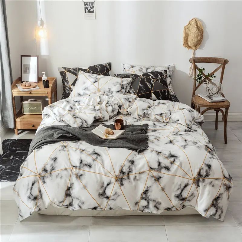 WUJIE 2Pcs/3Pcs Geometric Pattern 100% Cotton Bedding Set with Pillowcase Duvet Cover Set Single/Twin/Queen/King Home Textile
WUJIE 2Pcs/3Pcs Geometric Pattern 100% Cotton Bedding Set with Pillowcase Duvet Cover Set Single/Twin/Queen/King Home Textile