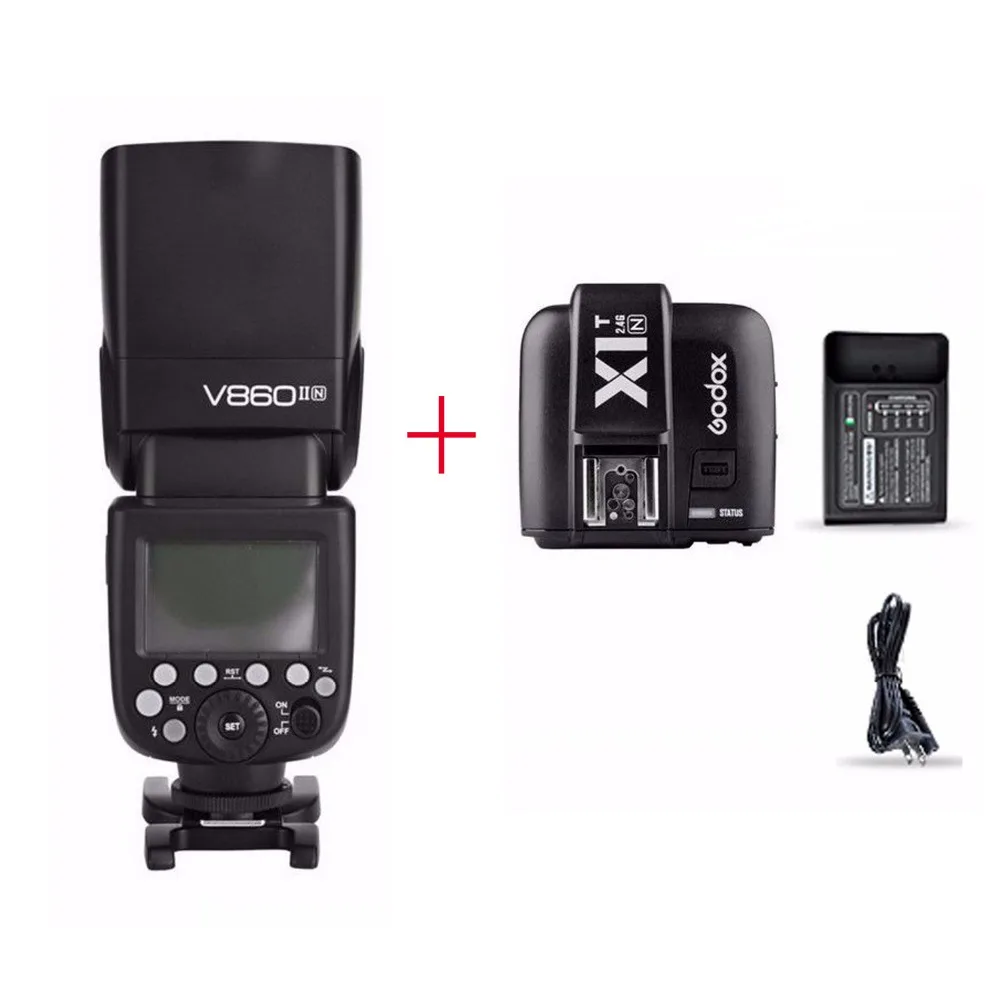 Godox V860II-N I-TTL HSS 2,4G беспроводной встроенный трансивер вспышка + X1T-N триггер для Nikon с зарядным устройством
Godox V860II-N I-TTL HSS 2,4G беспроводной встроенный трансивер вспышка + X1T-N триггер для Nikon с зарядным устройством
