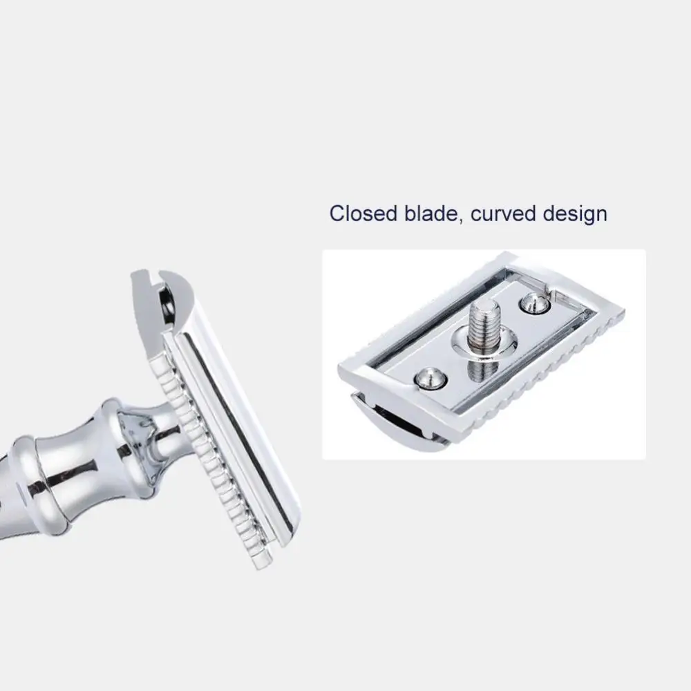 1pc Mens Safety Razor Man Shaving Razor Anti-slip Stripe Handle Classic Double Edge Razor Blade & Base Manual Razor Shaving Tool
1pc Mens Safety Razor Man Shaving Razor Anti-slip Stripe Handle Classic Double Edge Razor Blade & Base Manual Razor Shaving Tool