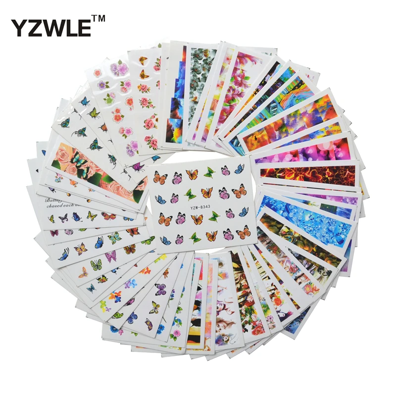 ZKO 48 Sheets New Arrivals DIY Decals Nails Art Water Transfer Printing Stickers For Nails Salon
ZKO 48 Sheets New Arrivals DIY Decals Nails Art Water Transfer Printing Stickers For Nails Salon