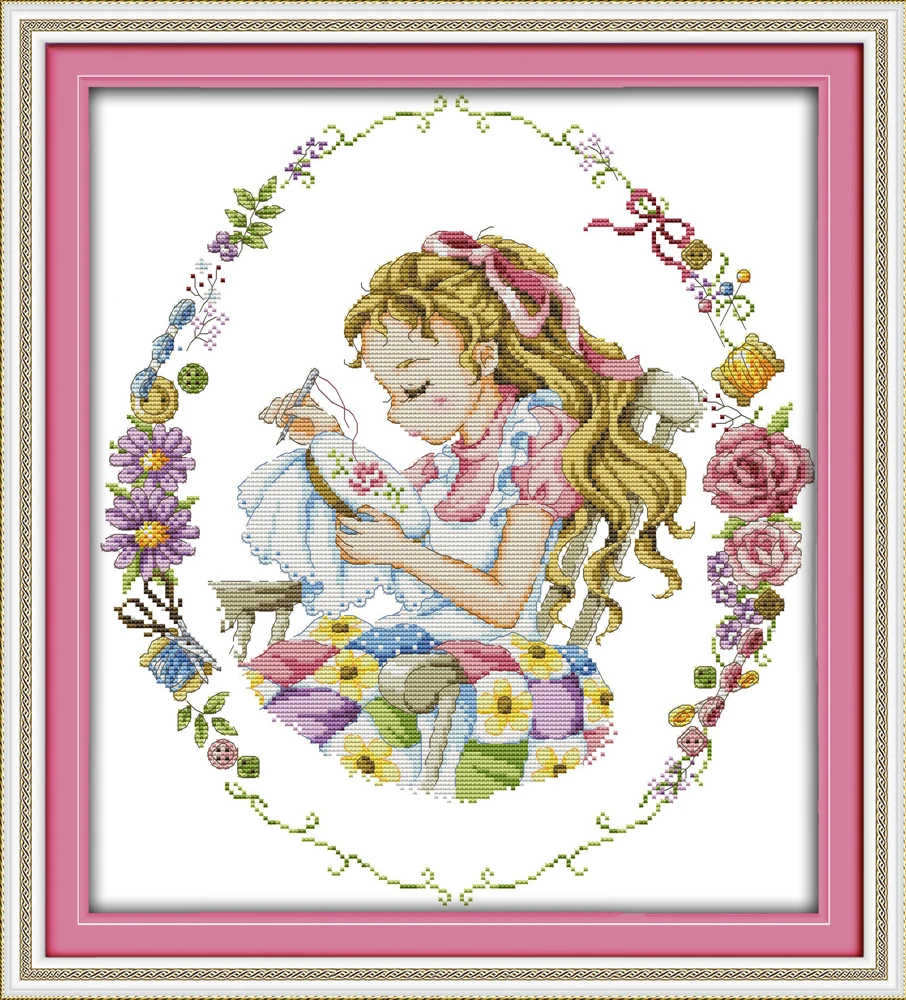 Joy Sunday I Love Cross-stitch DIY Needlework 14CT11CT Counted China Cross Stitch Kits for Embroidery Chinese Cross Stitch Craft
Joy Sunday I Love Cross-stitch DIY Needlework 14CT11CT Counted China Cross Stitch Kits for Embroidery Chinese Cross Stitch Craft