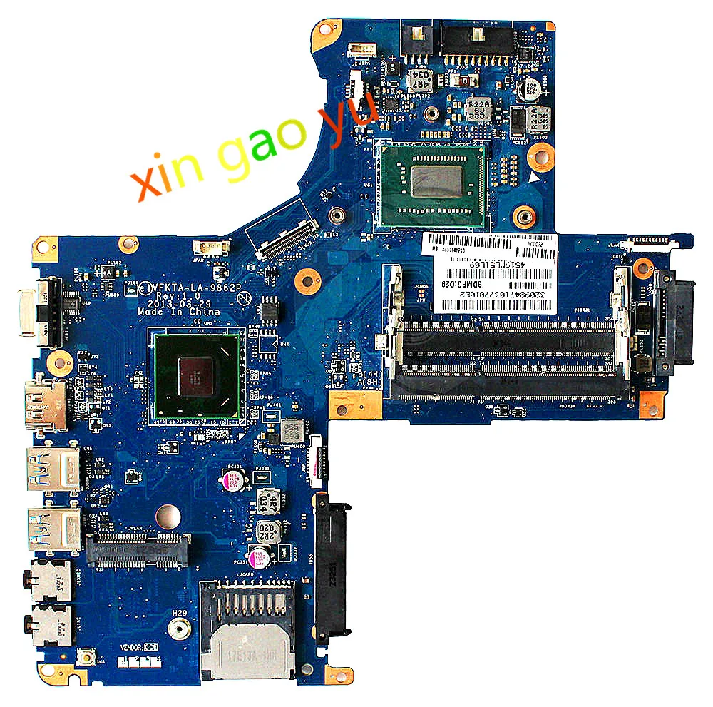 Материнская плата для ноутбука Toshiba, для Satellite, S40, L40, I5-3337U HM76, VFKTA, рев: 1,0, K000141240, S40, L40, системная плата
Материнская плата для ноутбука Toshiba, для Satellite, S40, L40, I5-3337U HM76, VFKTA, рев: 1,0, K000141240, S40, L40, системная плата