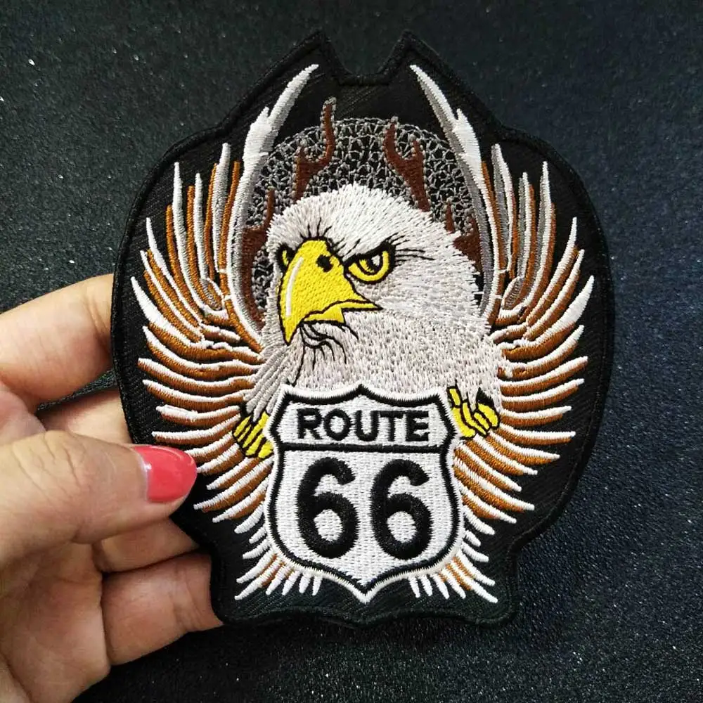 ROUTE 66 Tiger Wolf Biker Patch for Jacket Backing Punk Motorcycle Embroidery Skeleton Biker Badge Skull Patch Garment Accessory
ROUTE 66 Tiger Wolf Biker Patch for Jacket Backing Punk Motorcycle Embroidery Skeleton Biker Badge Skull Patch Garment Accessory
