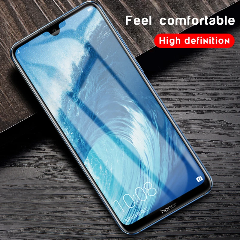 Защитная пленка для экрана Huawei Honor 8X Max из закаленного стекла с белым краем